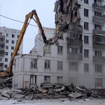 Демонтаж многоэтажных зданий