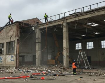 Пошаговый демонтаж инженерного объекта