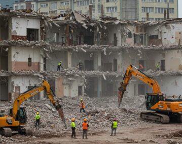 Демонтаж конструкций в химическом производстве