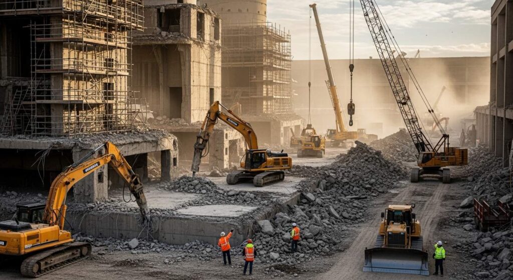 Демонтаж производственных помещений