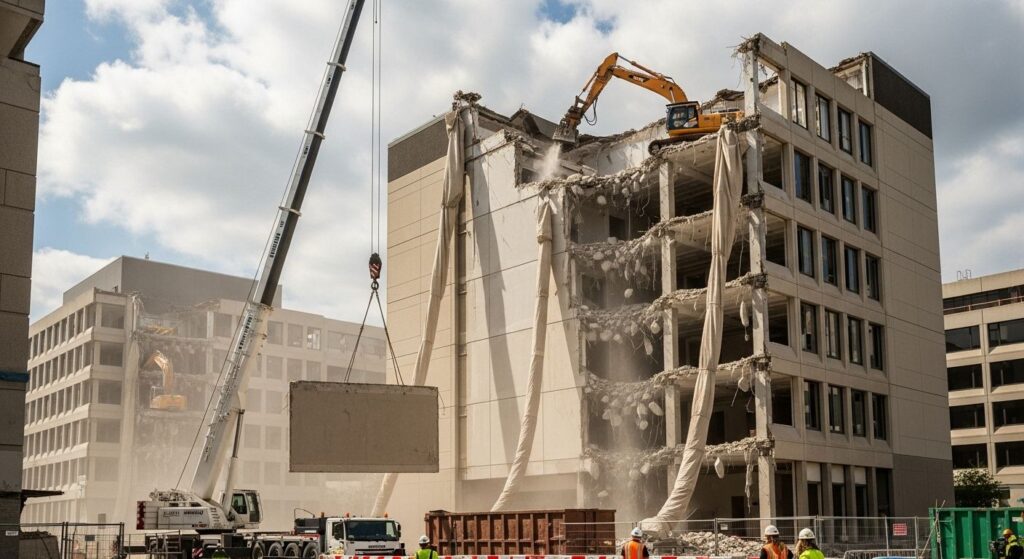 Демонтаж конструктивных элементов