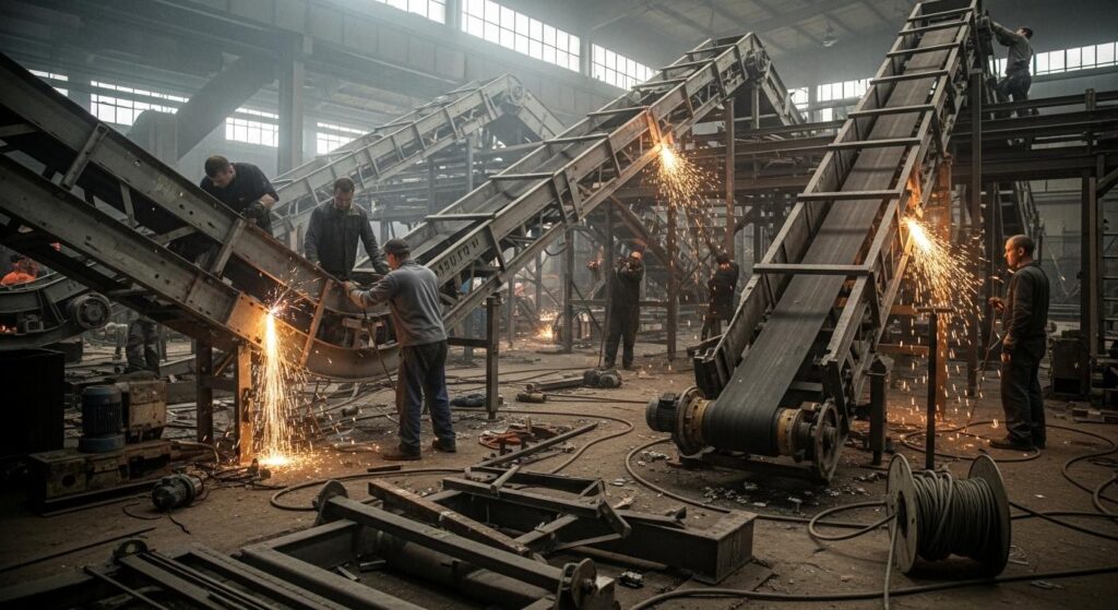 Демонтаж конвейеров