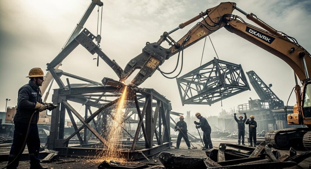 Разборка металлоконструкций