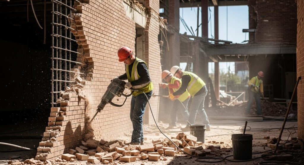 Разборка бетона