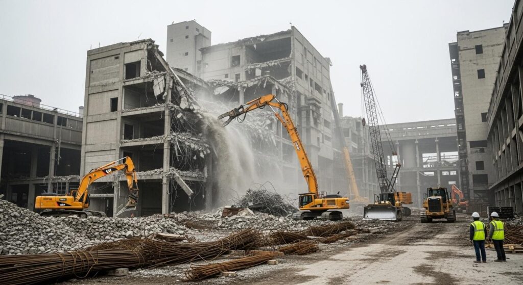 Демонтаж существующих конструкций