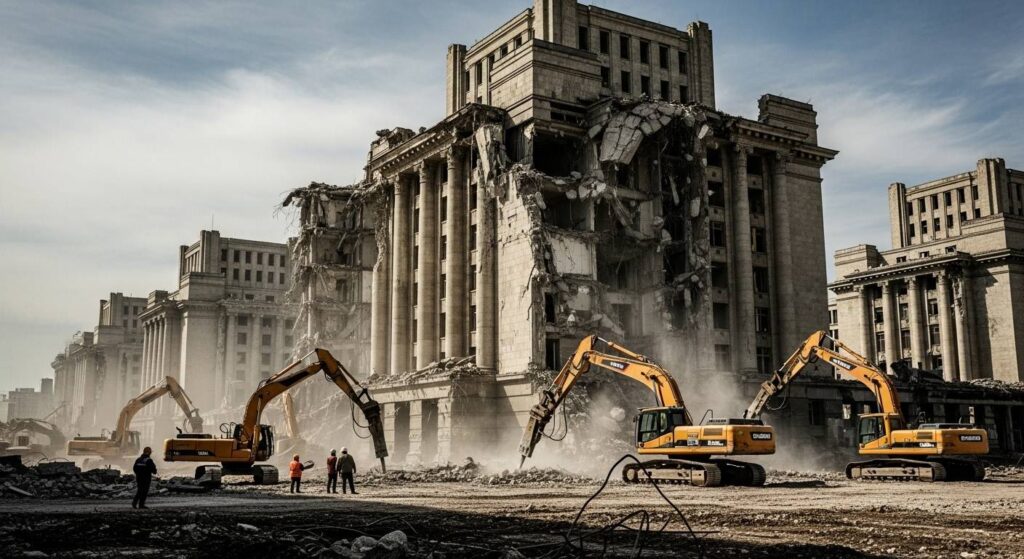 Демонтаж сталинки