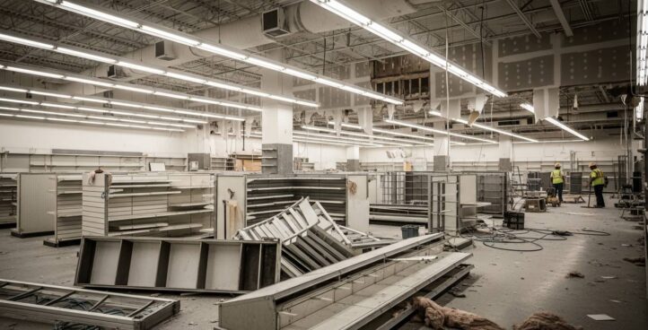 Демонтаж торговых объектов