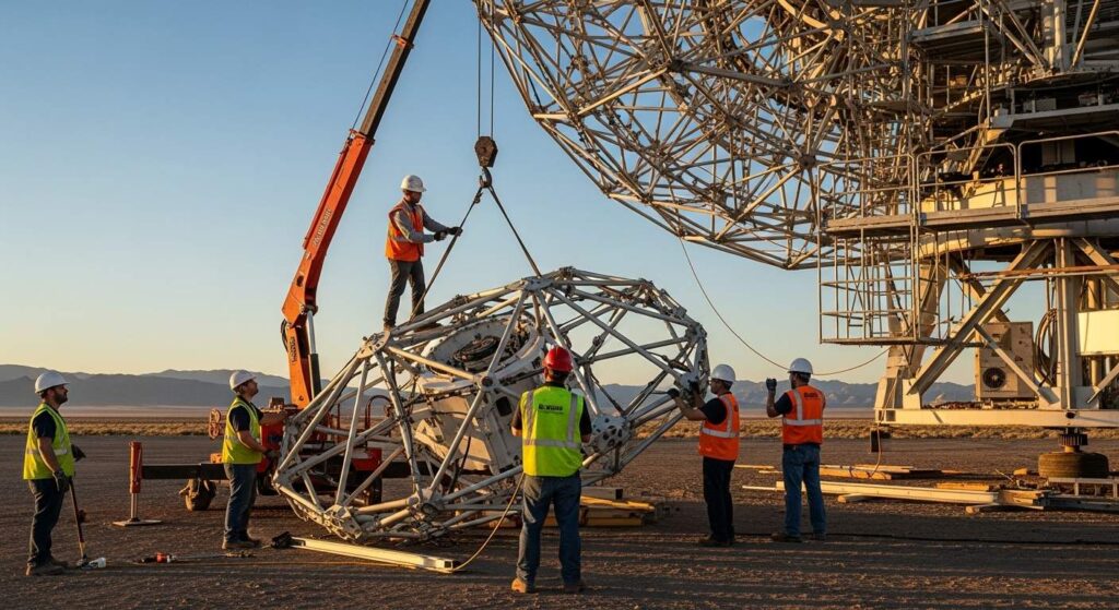Демонтаж лестницы резервуара