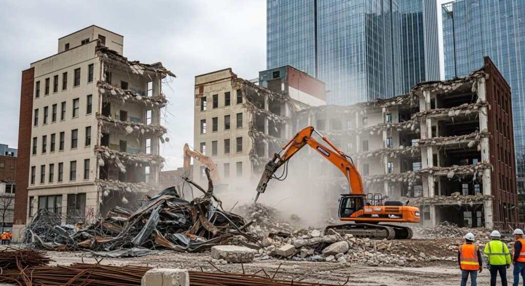 Демонтаж зданий и сооружений