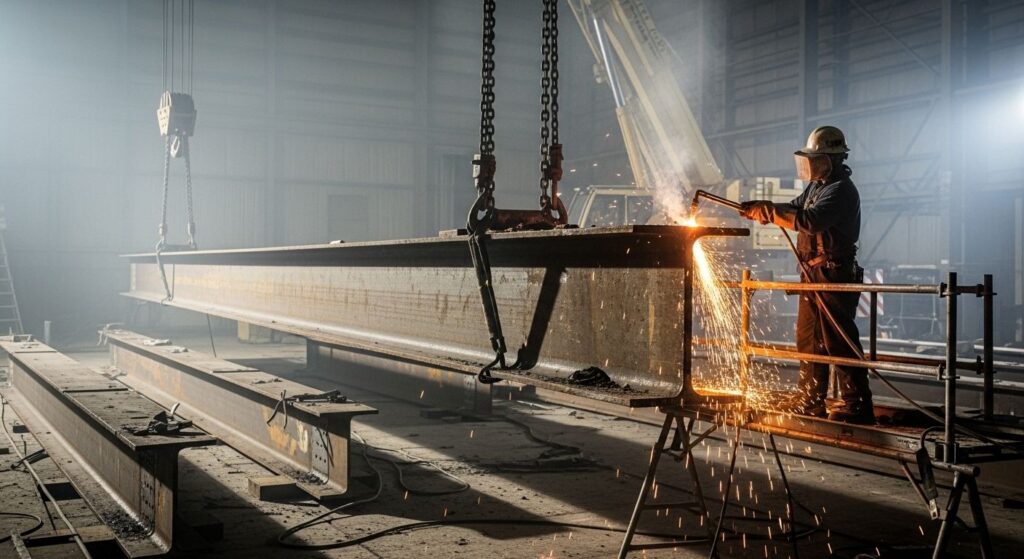 Демонтаж двутавровой балки