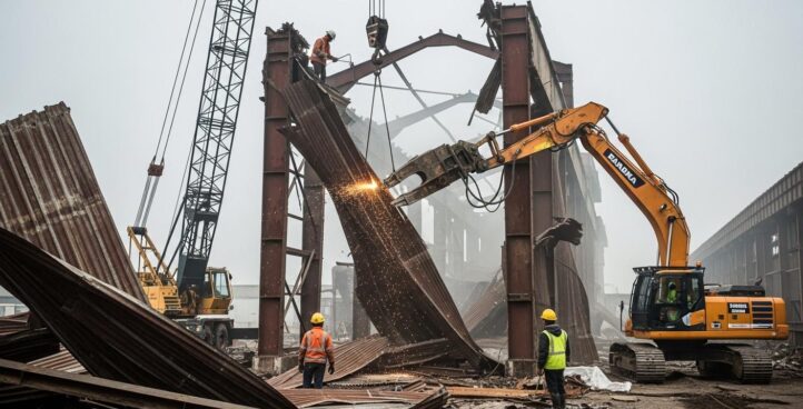 Демонтаж ангара