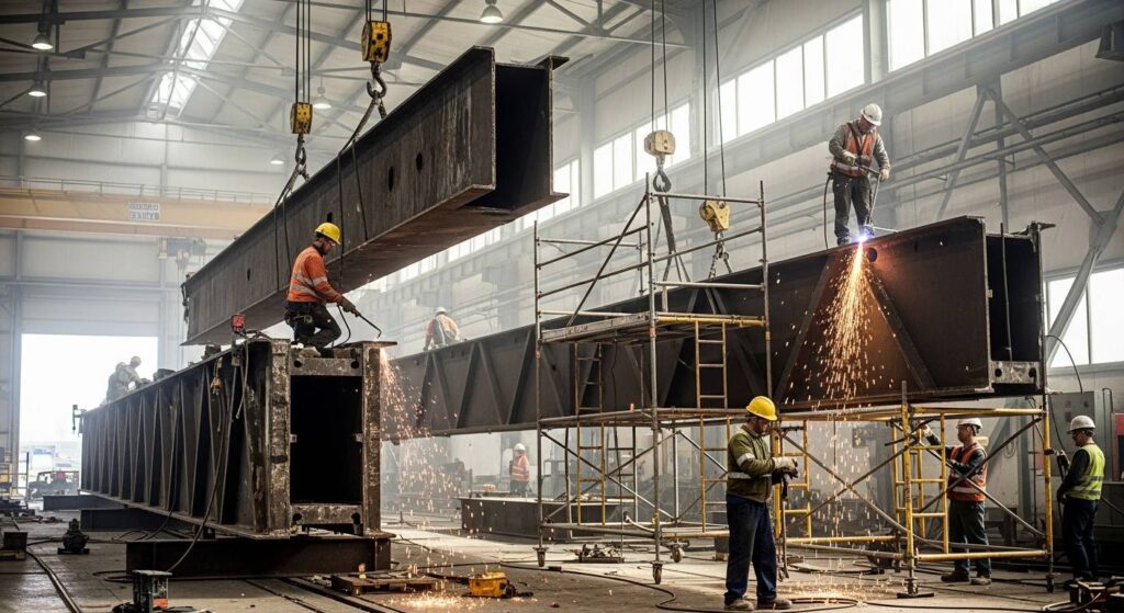 Демонтаж подкрановых балок