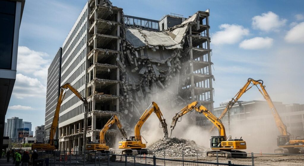 Демонтаж железобетонных конструкций цена