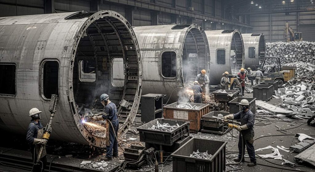 Демонтаж алюминия