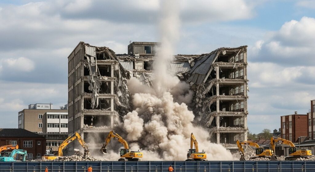 Демонтаж нежилых зданий