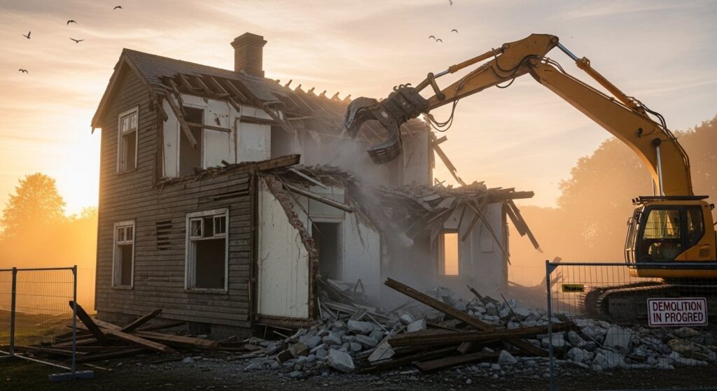 Снос аварийного дома