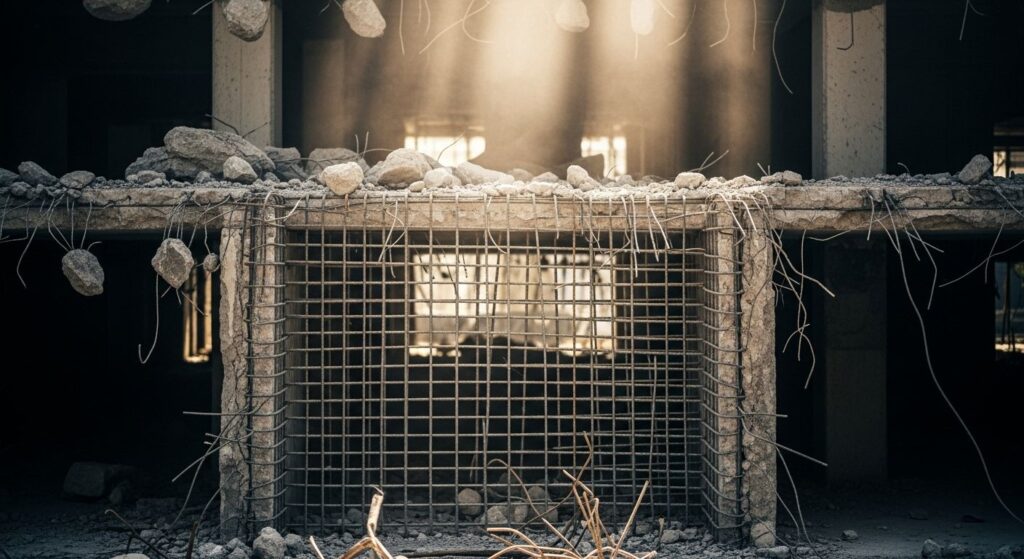 Демонтаж бетона с сохранением арматуры