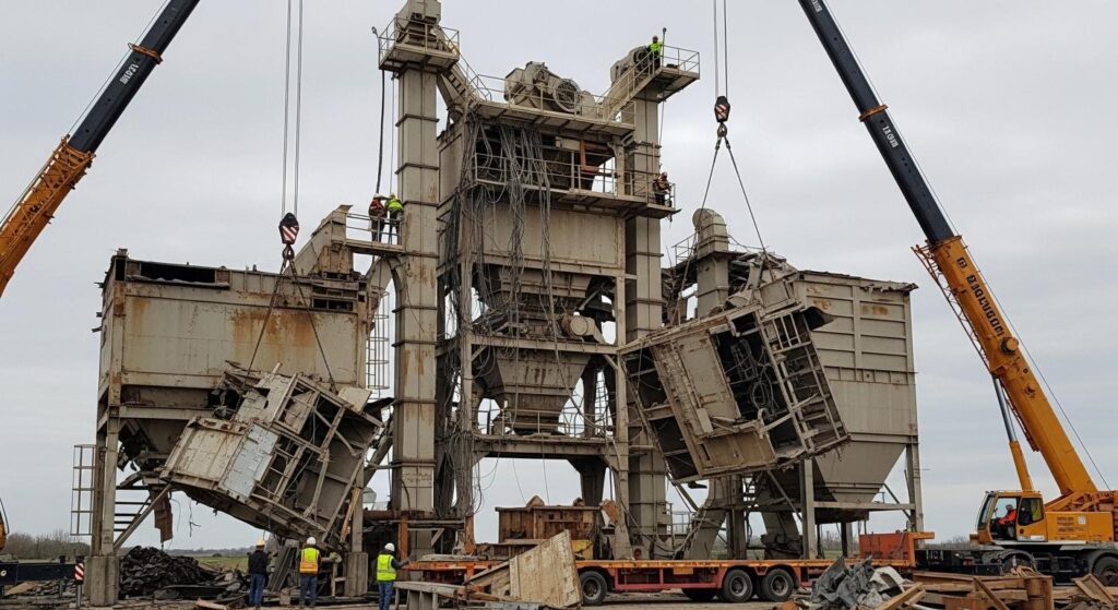 Демонтаж асфальтобетонного завода (АБЗ)