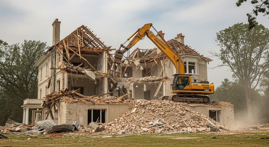 Снести дачный дом