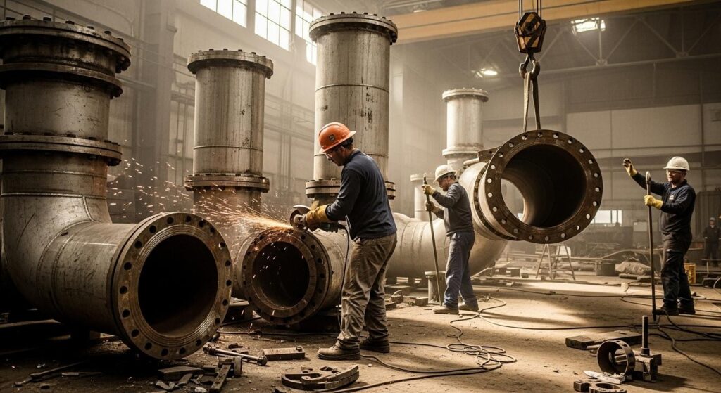 Демонтаж ЖБИ на высоте