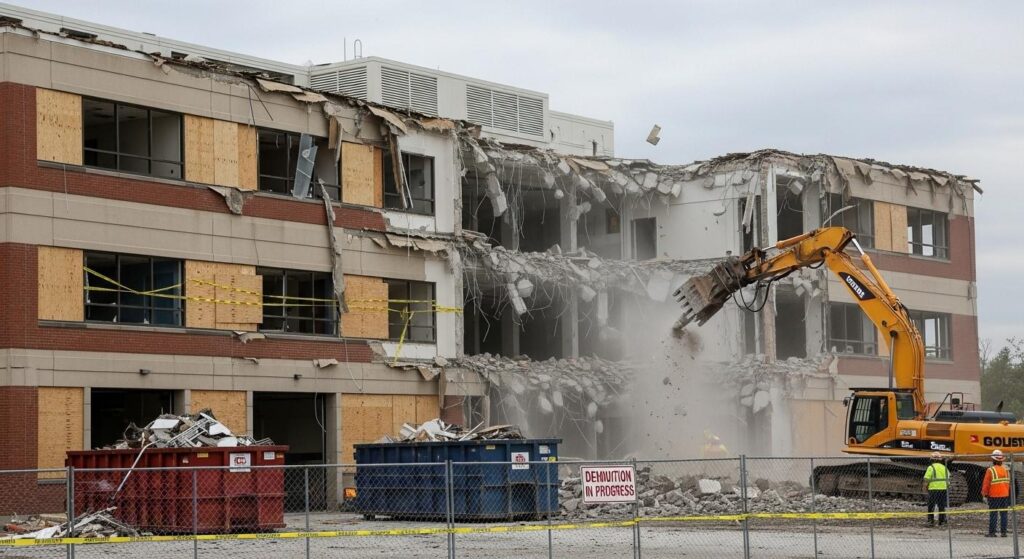 Ликвидация аварийного здания