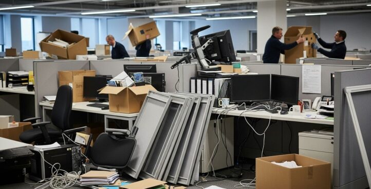 Демонтаж в офисе