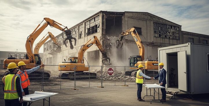 Демонтаж промышленных зданий