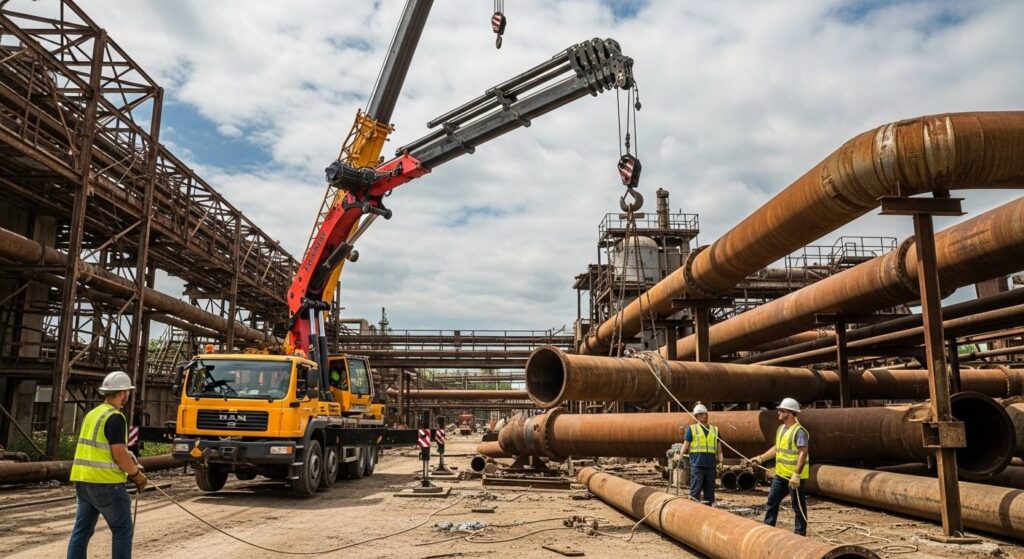 Демонтаж нефтяных трубопроводов