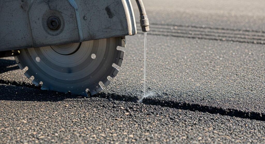 Алмазная резка асфальта