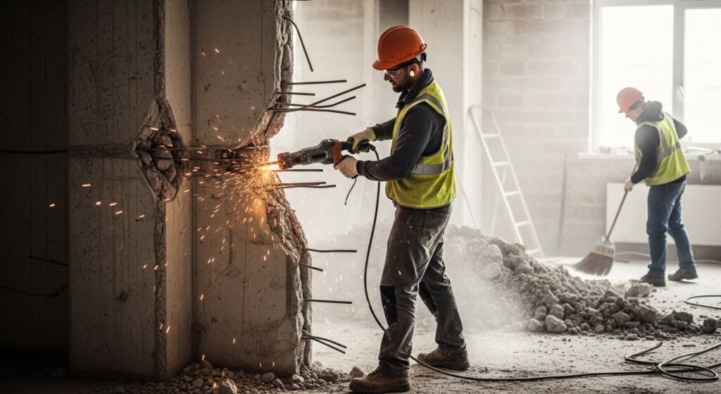 Демонтаж капитальных стен