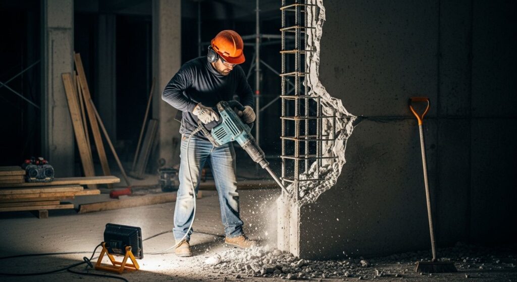 Демонтаж части стены