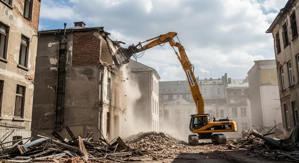 Демонтаж частных зданий