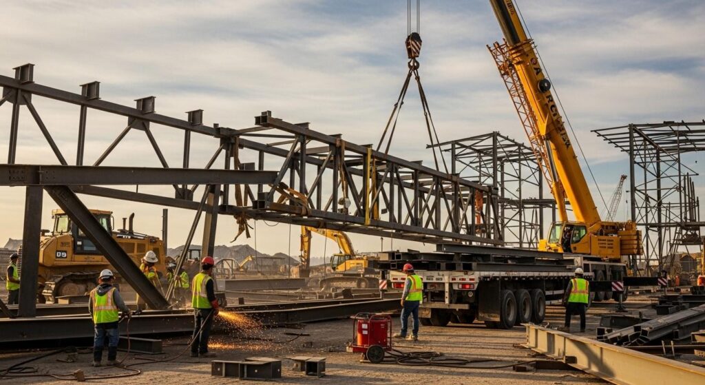 Демонтаж и вывоз металлоконструкций