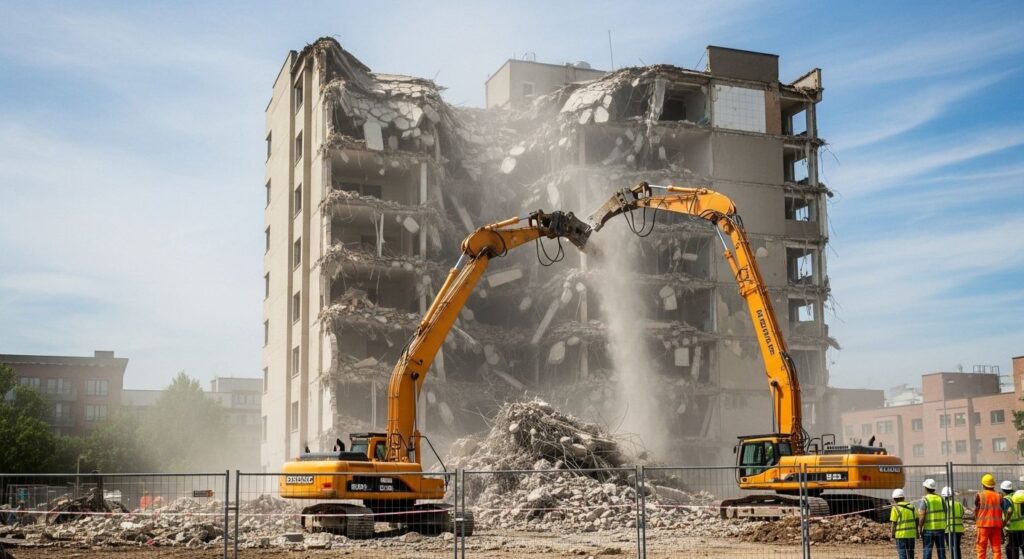 Демонтаж многоквартирного дома