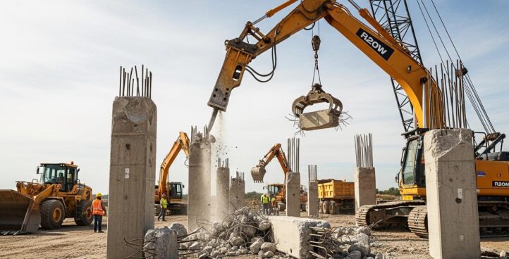 Демонтаж свай