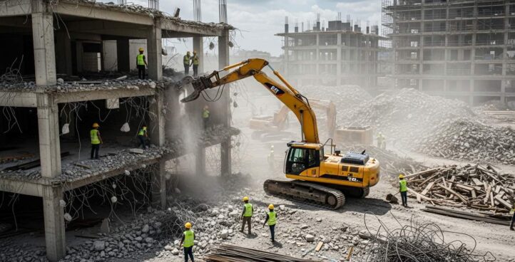 Демонтаж промышленных зданий