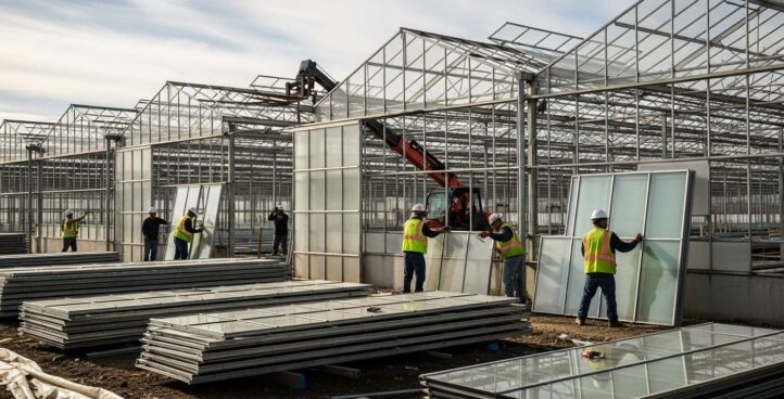 Демонтаж теплиц