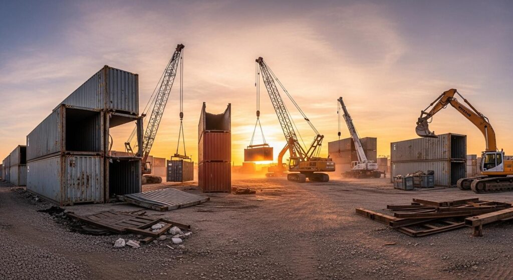 Демонтаж контейнерной площадки