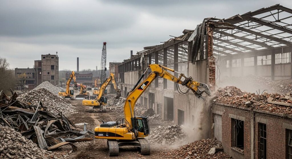 Демонтаж фабрик