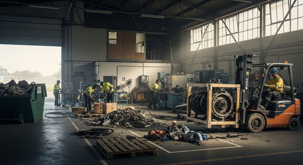 Стоимость демонтажа цеха