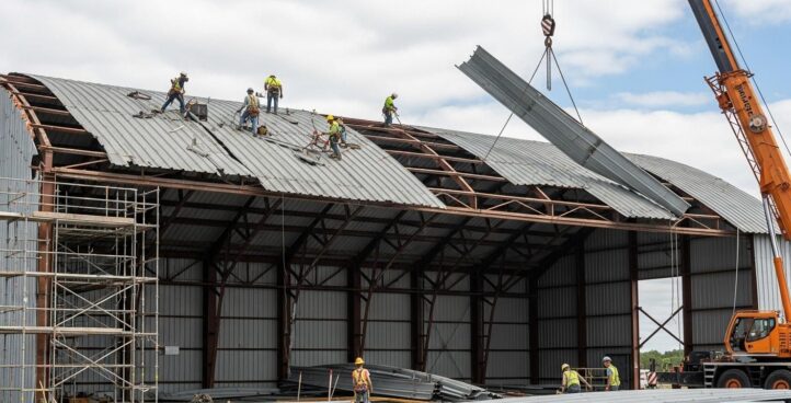 Демонтаж ангара