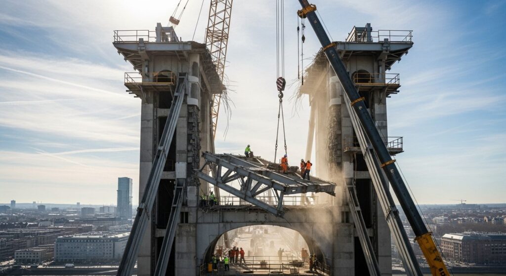 Демонтаж инженерных конструкций