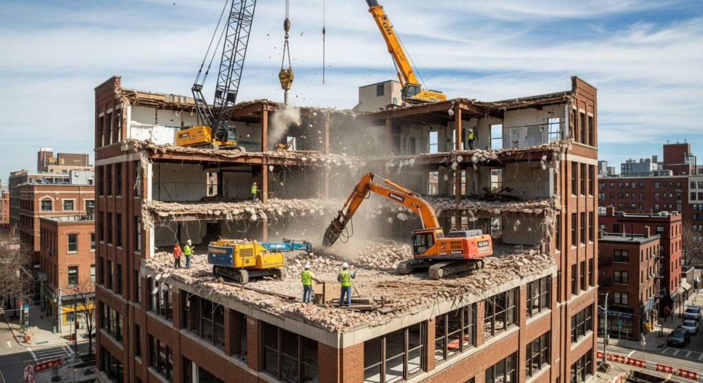 Демонтаж ж б гаража