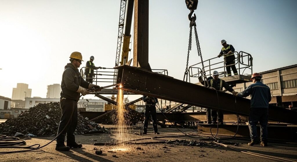 Бесплатный демонтаж металлоконструкций