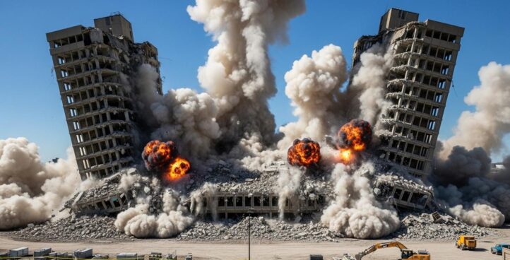 Демонтаж взрывом