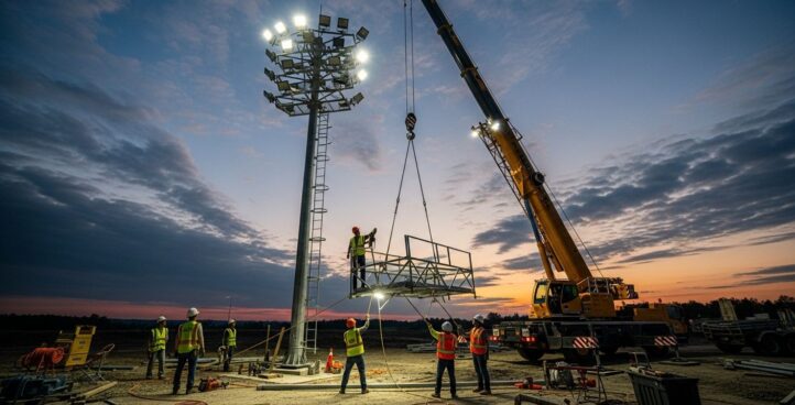 Демонтаж мачты