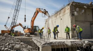 Демонтаж конструкций