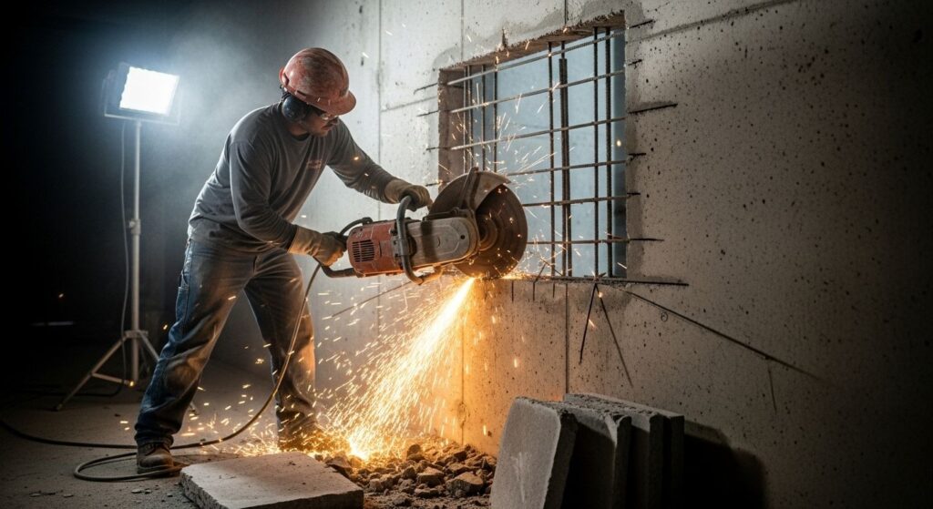 Резка проемов в стенах