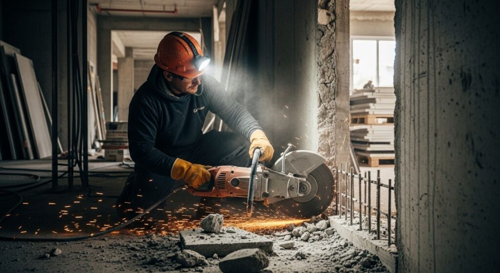 Резка дверных проемов