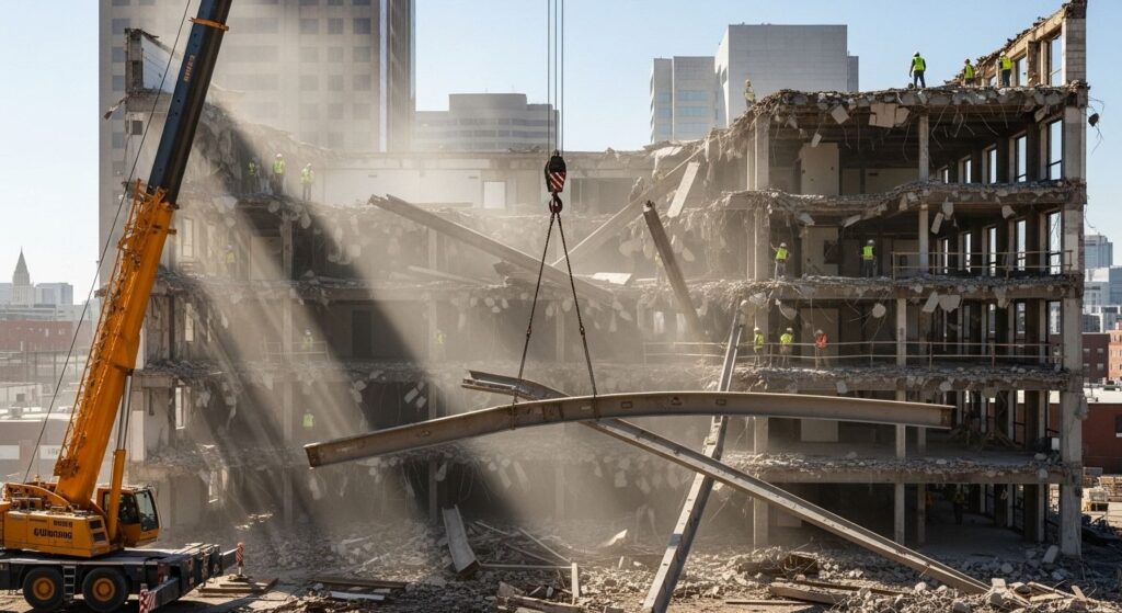 Разборка конструкций зданий